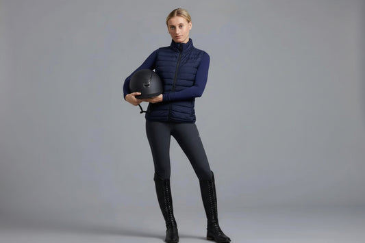 Premier Equine Dante Ladies Riding Gilet Navy UK 16