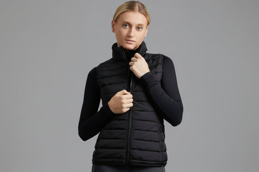 Premier Equine Dante Ladies Riding Gilet Black Uk 10