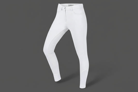 Dublin Shelby Full Seat Breeches - White