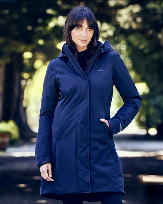 Weatherbeeta All Purpose Waterproof Longline Equestrian Jacket Navy