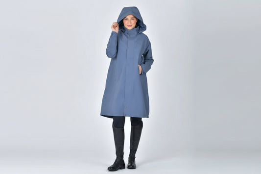 Weatherbeeta Windbreaker Longline Riding Jacket Slate Blue