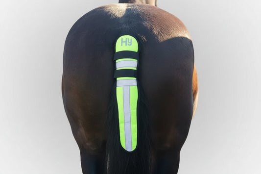 Hy Equestrian Reflector Tail Guard - One Size Yellow