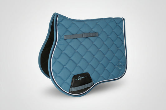 Covalliero Salvina Saddle Pad - Ice Blue