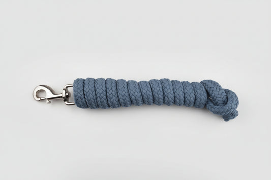 USG Lead Rope With Carabiner Clip - Smoke Blue