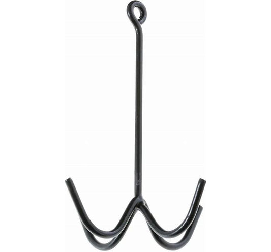 Four Pronged Bridle Hook Black